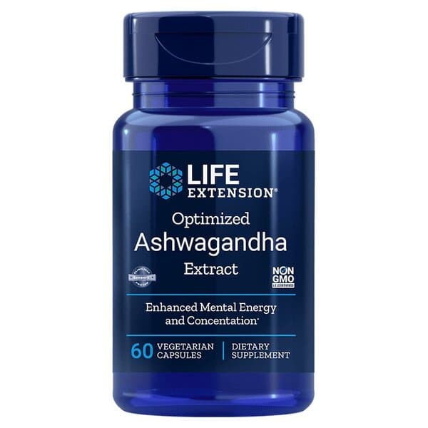 Life Extension Optimized Ashwagandha Extract 60 vcaps Ashwagandha - Sklep Witaminki.pl
