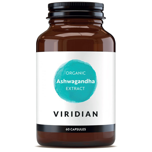 Ashwagandha Viridian Organic Ashwagandha Extract 60 caps - Sklep Witaminki.pl