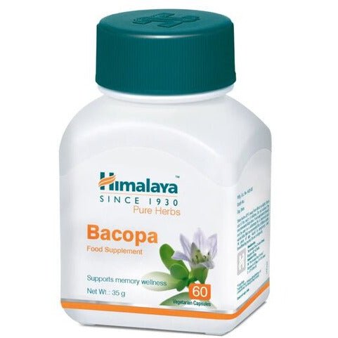 Himalaya Bacopa 60 vcaps Bakopa Drobnolistna - Sklep Witaminki.pl