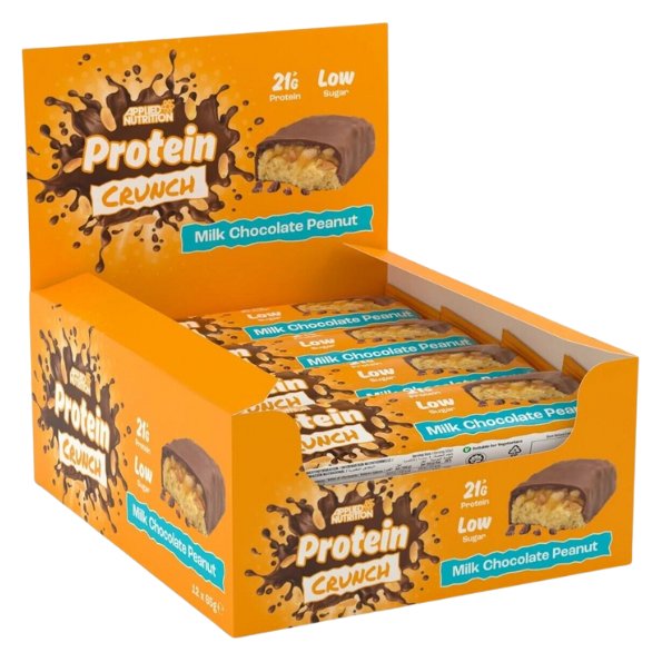Baton proteinowy Applied Nutrition Applied Protein Crunch Bar Milk Chocolate Peanut 12 x 65 g - Sklep Witaminki.pl