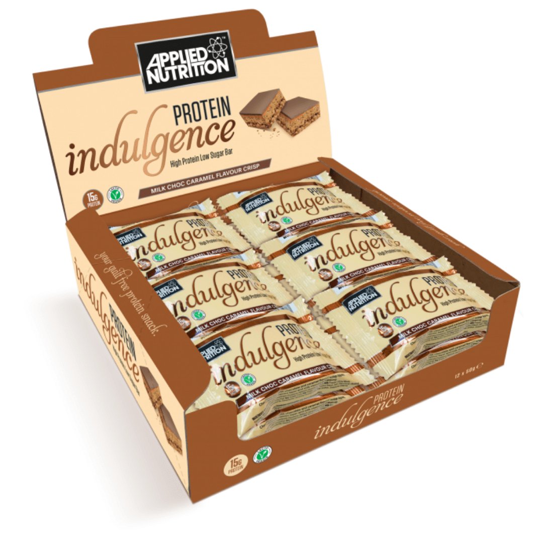 Applied Nutrition Protein Indulgence Bar Milk Chocolate Caramel 12 x 50 g Baton proteinowy - Sklep Witaminki.pl