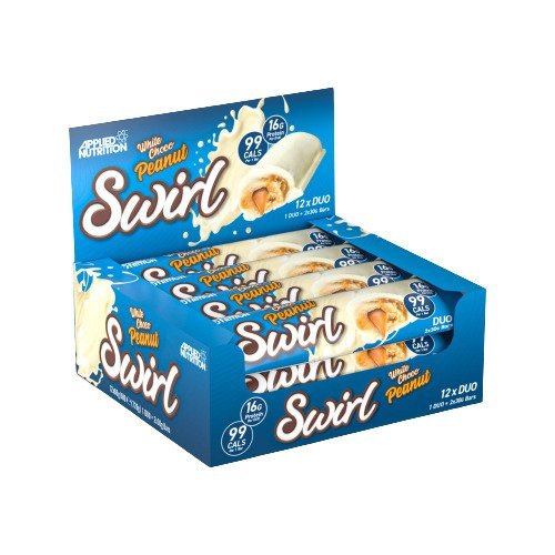 Applied Nutrition Swirl Duo Bar White Choco Peanut 12 x 60 g Baton proteinowy - Sklep Witaminki.pl