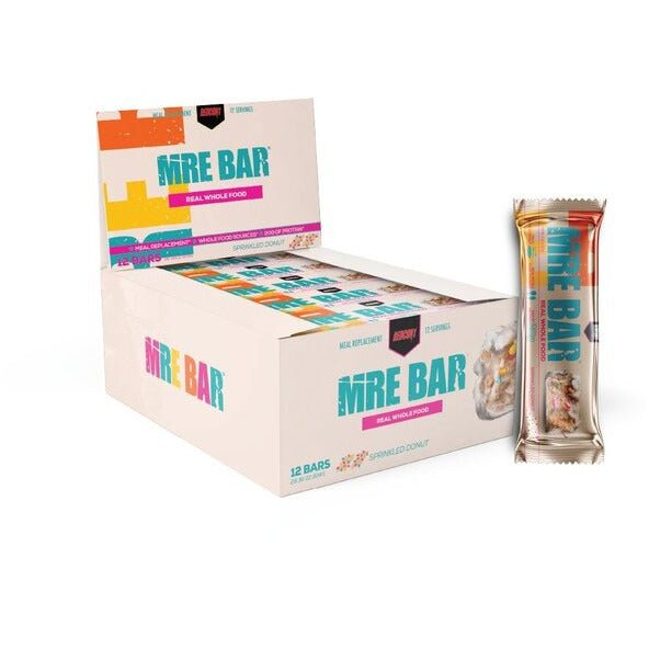 Redcon1 MRE Bar Sprinkled Donut 12 bars Baton proteinowy - Sklep Witaminki.pl