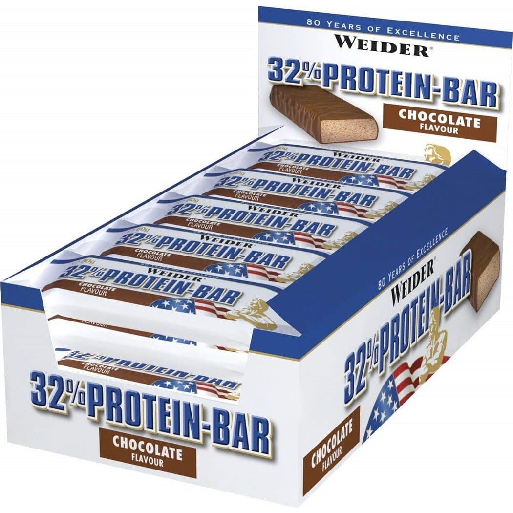 Weider 32% Protein Bar Chocolate 24 bars Baton proteinowy - Sklep Witaminki.pl