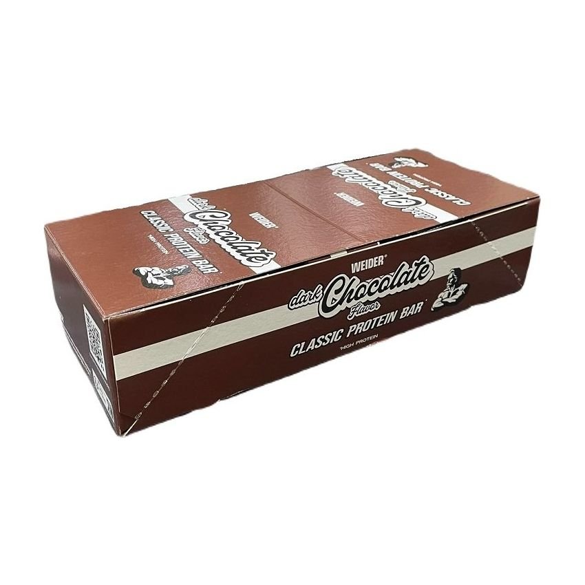 Weider Classic Protein Bar Dark Chocolate 24 x 35 g Baton proteinowy - Sklep Witaminki.pl