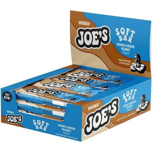 Baton proteinowy Weider Joe's Soft Bar Cookie Dough Peanut 12 x 50 g - Sklep Witaminki.pl