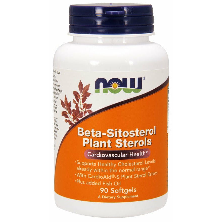 Beta-Sitosterol NOW Foods Beta-Sitosterol Plant Sterols 90 softgels - Sklep Witaminki.pl