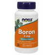Bor NOW Foods Boron 3 mg 100 caps - Sklep Witaminki.pl