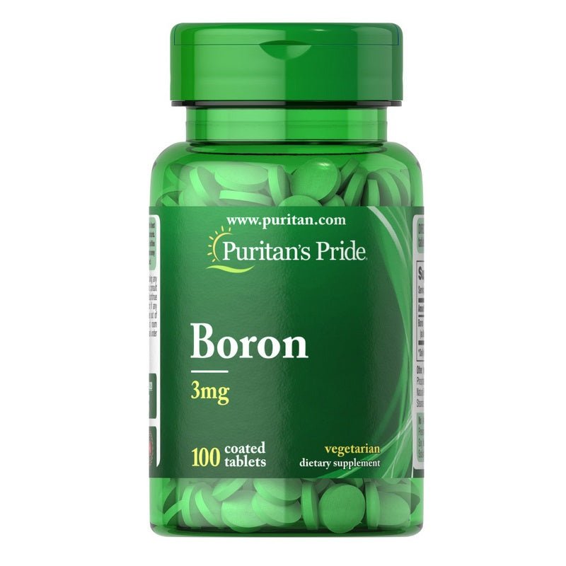 Puritan's Pride Boron 3 mg 100 tabs Bor - Sklep Witaminki.pl