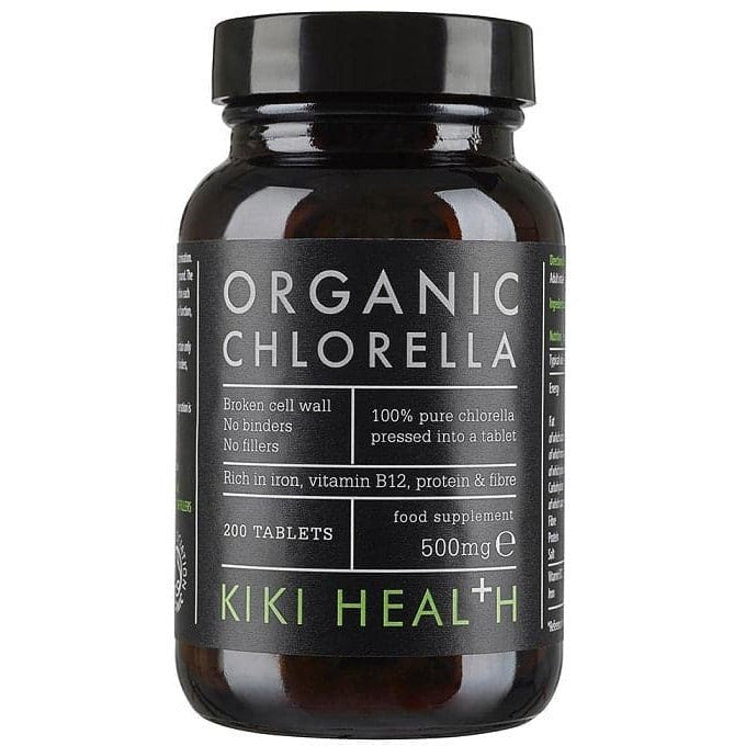 Kiki Health Chlorella Organic 500mg 200 tabs Chlorella - Sklep Witaminki.pl