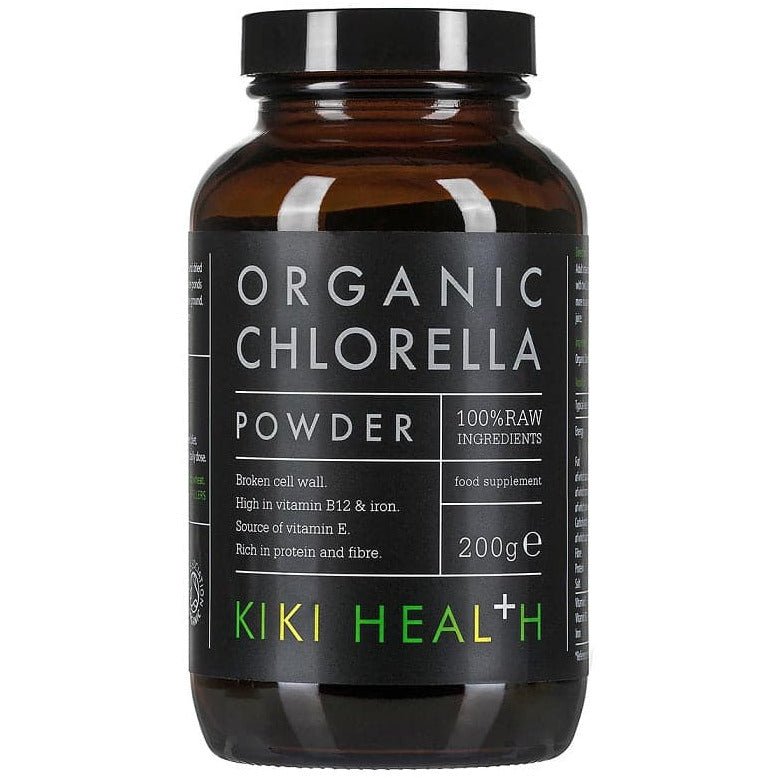Kiki Health Chlorella Powder Organic 200 g Chlorella - Sklep Witaminki.pl