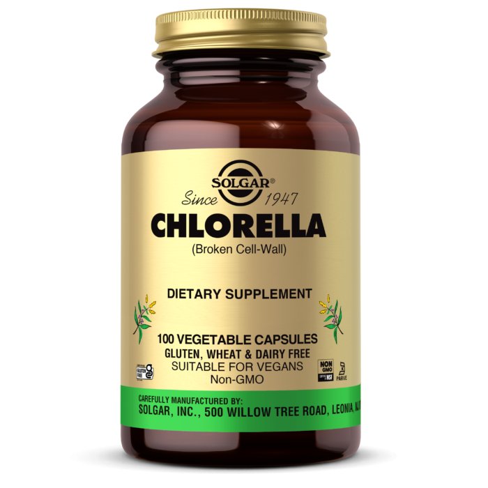 Chlorella Solgar Chlorella 100 vcaps - Sklep Witaminki.pl