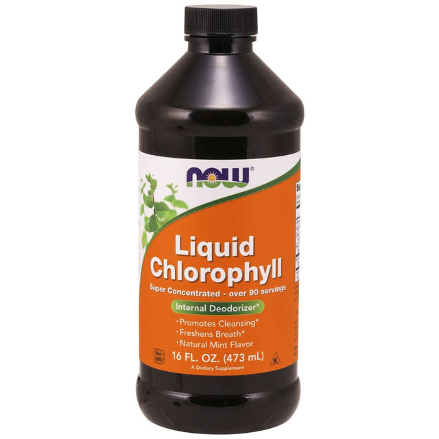 Chlorofil NOW Foods Liquid Chlorophyll 473 ml - Sklep Witaminki.pl