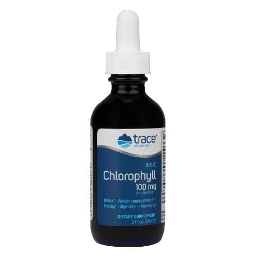 Trace Minerals Ionic Chlorophyll 100mg 59 ml Chlorofil - Sklep Witaminki.pl