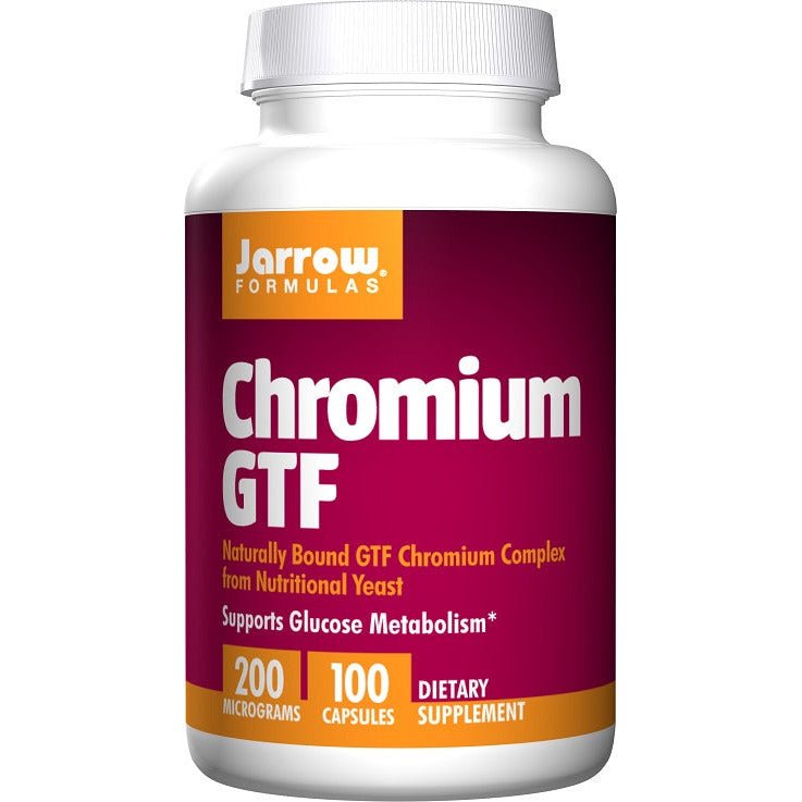 Jarrow Formulas Chromium GTF 200mcg 100 caps Chrom - Sklep Witaminki.pl