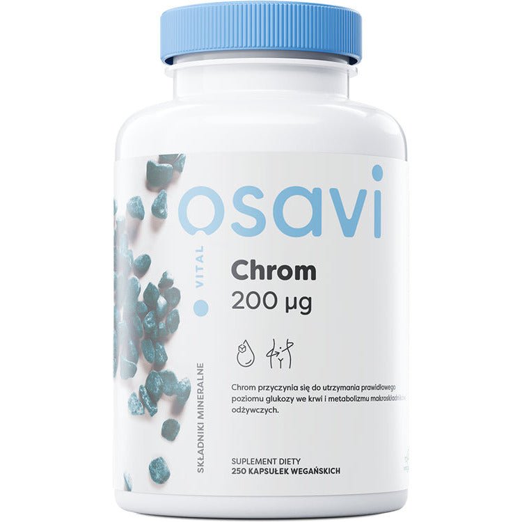 Chrom Osavi Chrom 200mcg 250 vegan caps - Sklep Witaminki.pl