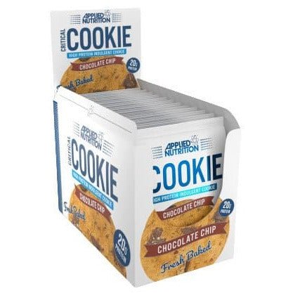 Ciastko proteinowe Applied Nutrition Critical Cookie Chocolate Chip 12 x 85 g - Sklep Witaminki.pl