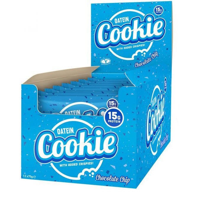 Oatein Oatein Cookie Chocolate Chip 12 cookies Ciastko proteinowe - Sklep Witaminki.pl