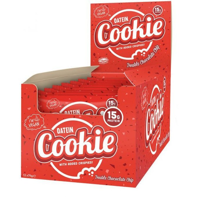 Oatein Oatein Cookie Double Chocolate Chip 12 cookies Ciastko proteinowe - Sklep Witaminki.pl