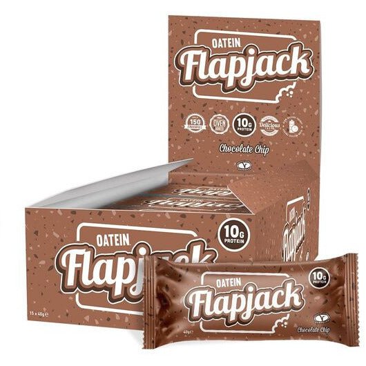 Oatein Oatein Flapjack Chocolate Chip 15 x 40 g Ciastko proteinowe - Sklep Witaminki.pl
