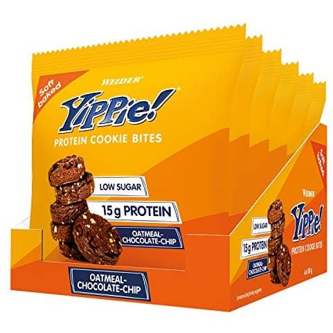 Weider Yippie! Protein Cookie Oatmeal Chocolate Chip 6 x 50 g Ciastko proteinowe - Sklep Witaminki.pl