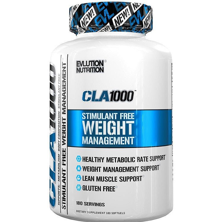 EVL Evlution Nutrition CLA 1000 180 softgels CLA - Sklep Witaminki.pl