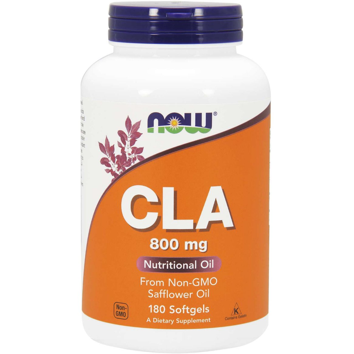 CLA NOW Foods CLA 800 mg 180 softgels - Sklep Witaminki.pl