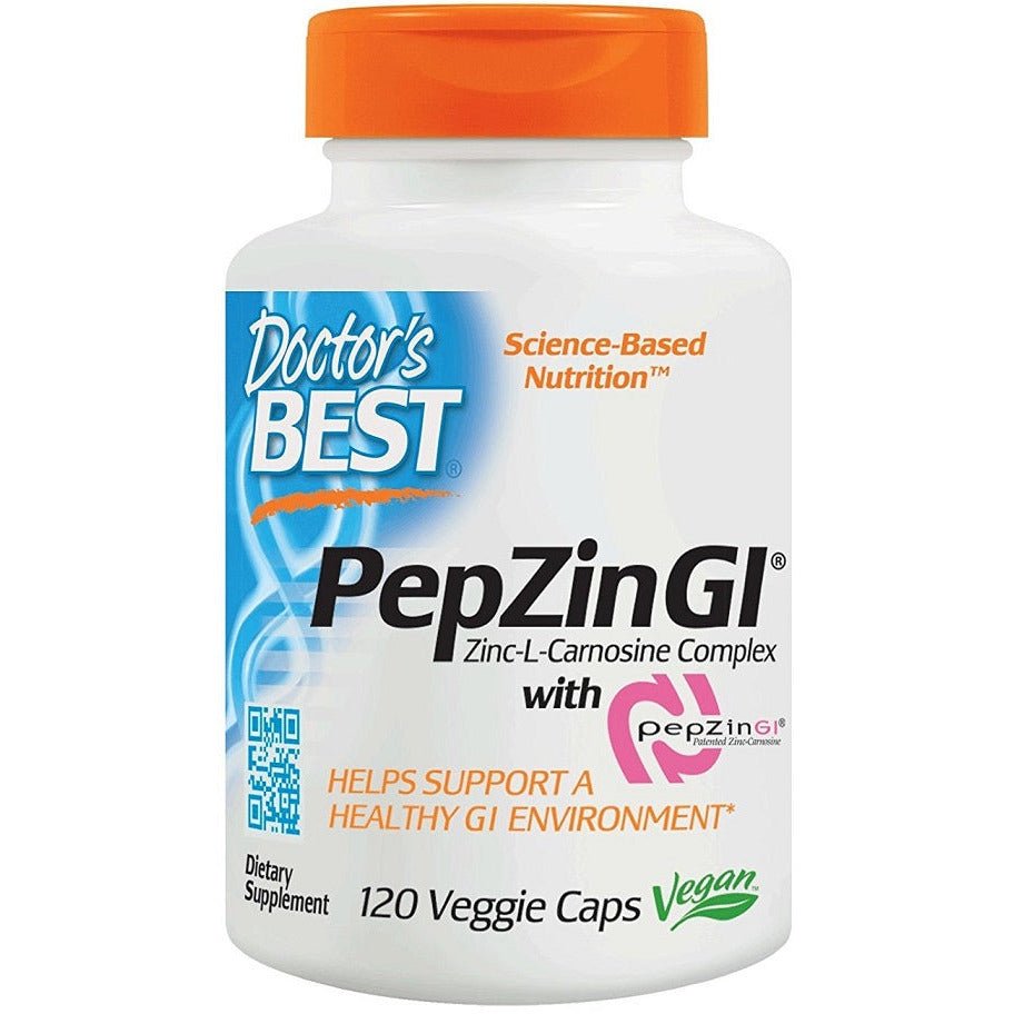 Cynk + Karnozyna Doctor's BEST PepZin GI 120 vcaps - Sklep Witaminki.pl