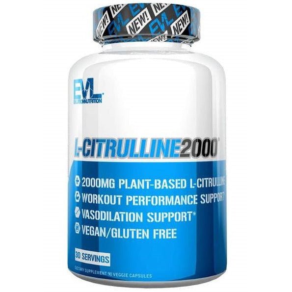 EVL Evlution Nutrition L - Citrulline 2000 Capsules 90 vcaps Cytrulina - Sklep Witaminki.pl