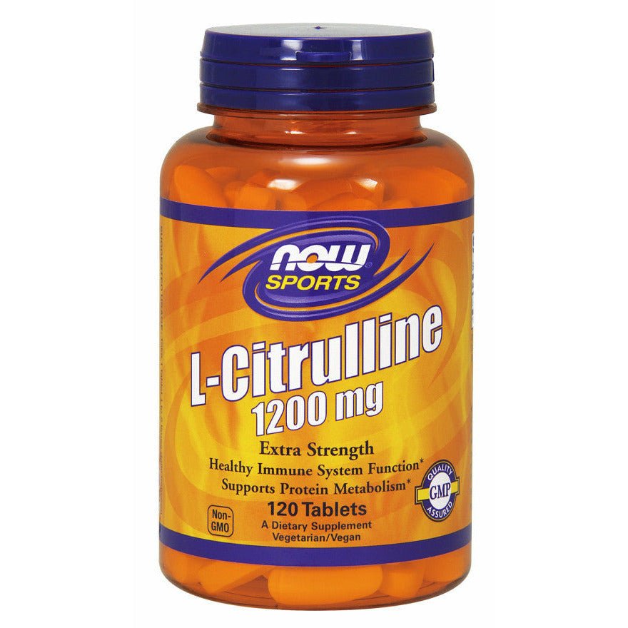 NOW Foods L - Citrulline 1200 mg Extra Strength 120 tablets Cytrulina - Sklep Witaminki.pl