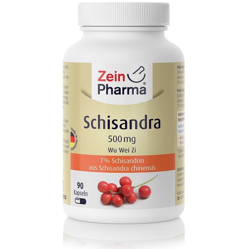 Zein Pharma Schisandra 500mg 90 caps Cytryniec Chiński - Sklep Witaminki.pl