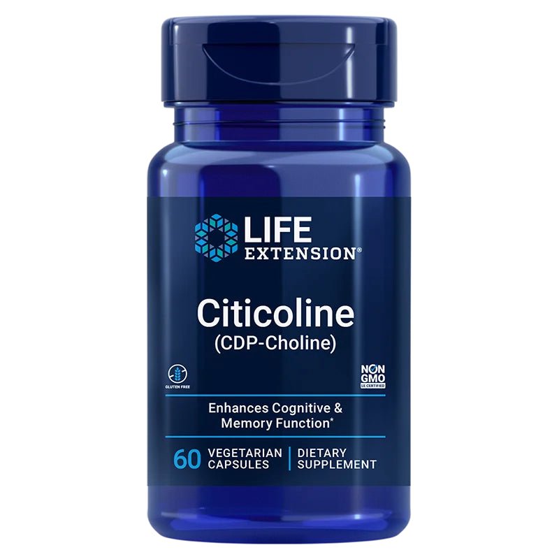 Life Extension Citicoline 250 mg 60 caps Cytykolina - Sklep Witaminki.pl