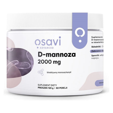 D-Mannoza Osavi D-mannoza Proszek 2000mg 120 g - Sklep Witaminki.pl