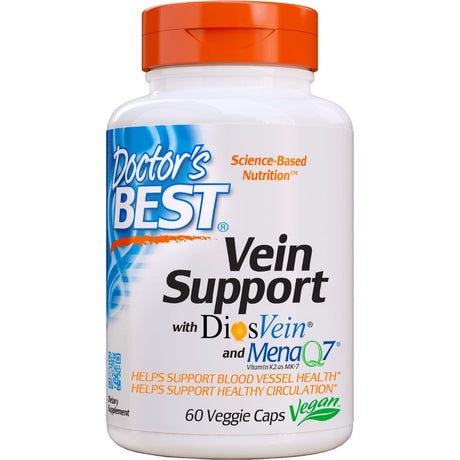 Diosmina Doctor's BEST Vein Support with DiosVein and MenaQ7 60 vcaps - Sklep Witaminki.pl