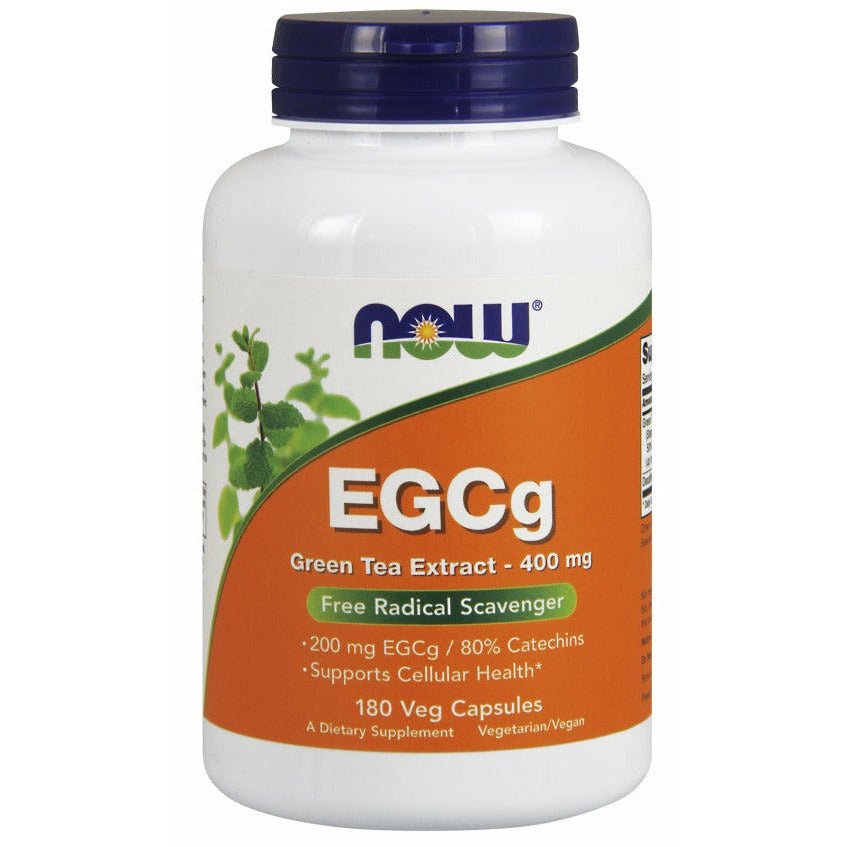 Ekstrakt z Zielonej Herbaty NOW Foods EGCg Green Tea Extract 400 mg 180 vcaps - Sklep Witaminki.pl