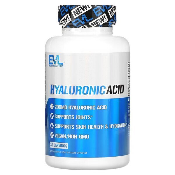 EVL Evlution Nutrition Hyaluronic Acid 30 vcaps Kwas Hialuronowy - Sklep Witaminki.pl