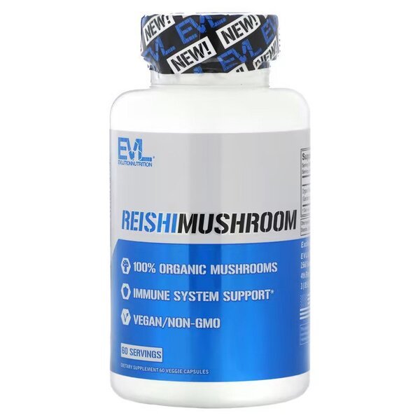 EVL Evlution Nutrition Reishi Mushroom 60 vcaps Reishi - Sklep Witaminki.pl