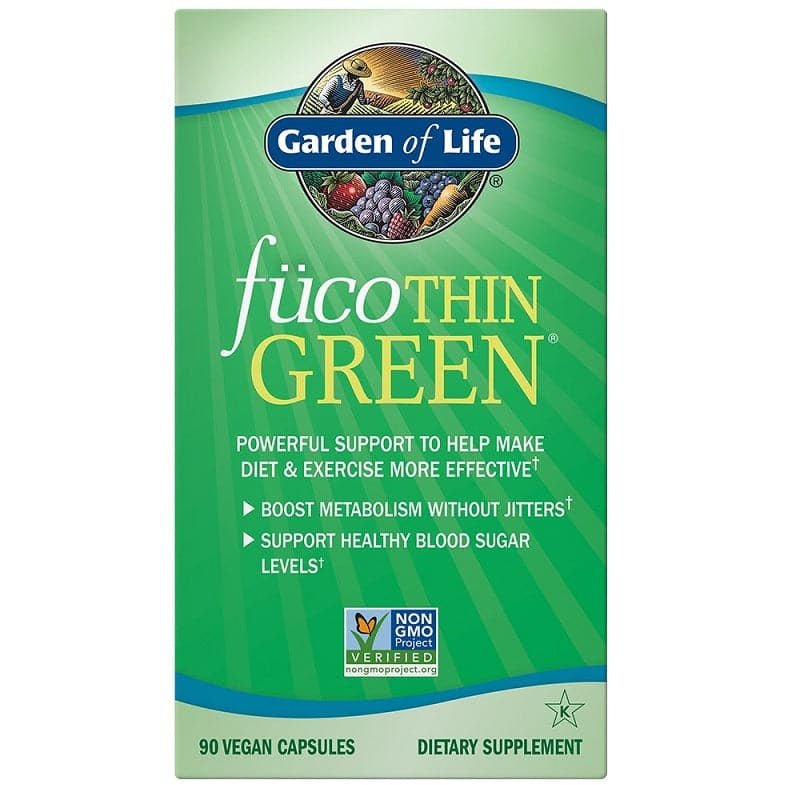 Garden of Life FucoThin Green 90 vcaps Fukoksantyna - Sklep Witaminki.pl