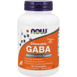 GABA NOW Foods GABA Chewable with Taurine Inositol and L-Theanine 90 chewables Pomarańcza - Sklep Witaminki.pl