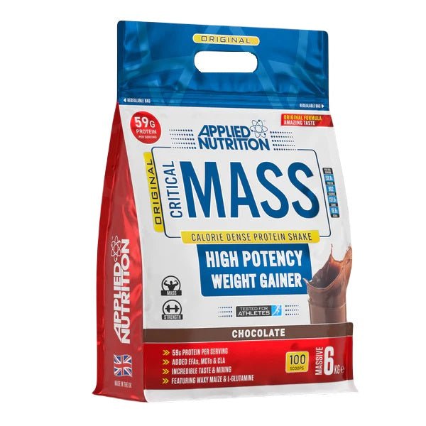 Applied Nutrition Critical Mass Original Chocolate 6000 g Gainer - Sklep Witaminki.pl