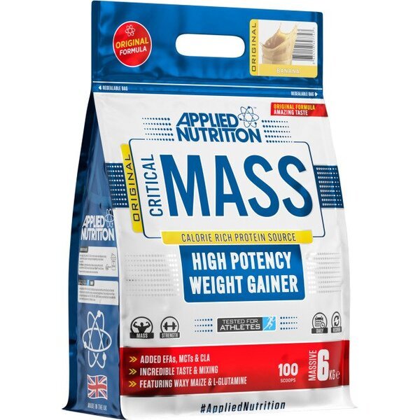 Applied Nutrition Critical Mass Original Strawberry 6000 g Gainer - Sklep Witaminki.pl