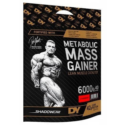 Gainer Dorian Yates Metabolic Mass Strawberry 6000 g - Sklep Witaminki.pl
