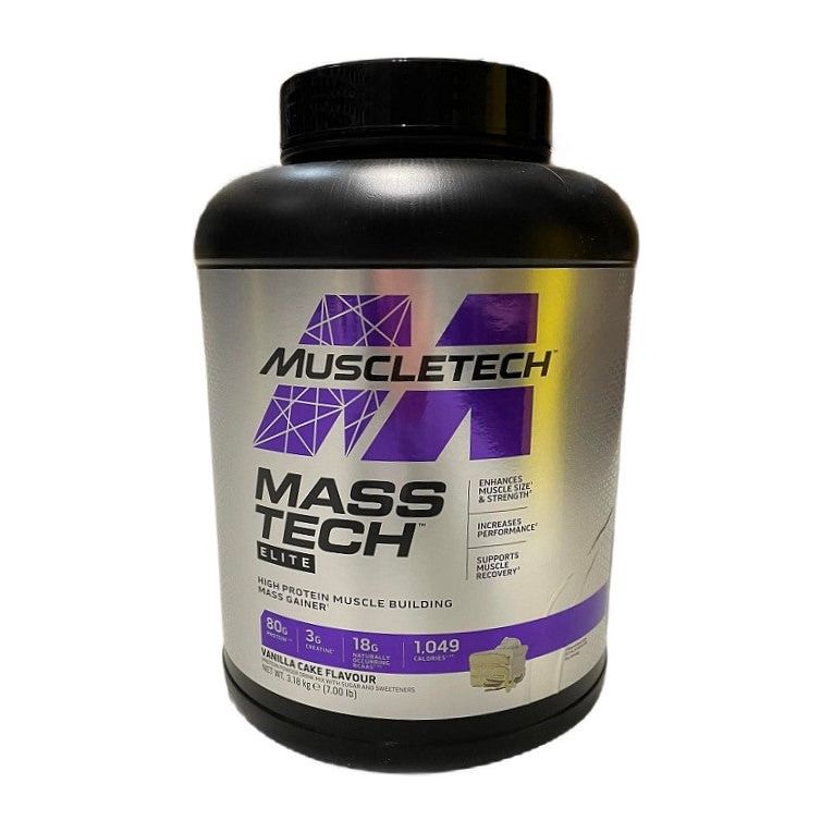 Gainer MuscleTech Mass-Tech Elite Vanilla Cake 3180 g - Sklep Witaminki.pl