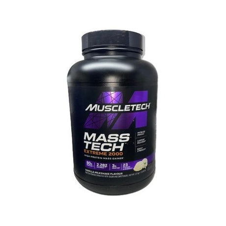 Gainer MuscleTech Mass-Tech Extreme 2000 Vanilla Milkshake 2720 g - Sklep Witaminki.pl