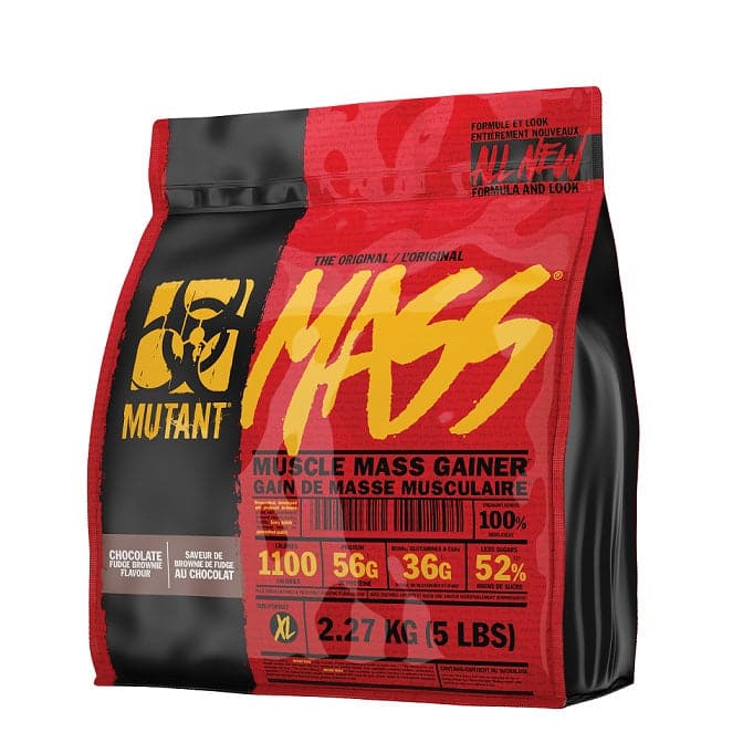 Gainer Mutant Mutant Mass Chocolate Fudge Brownie 2270 g - Sklep Witaminki.pl