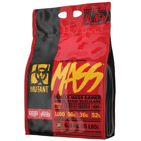 Gainer Mutant Mutant Mass Strawberry Banana 6800 g - Sklep Witaminki.pl