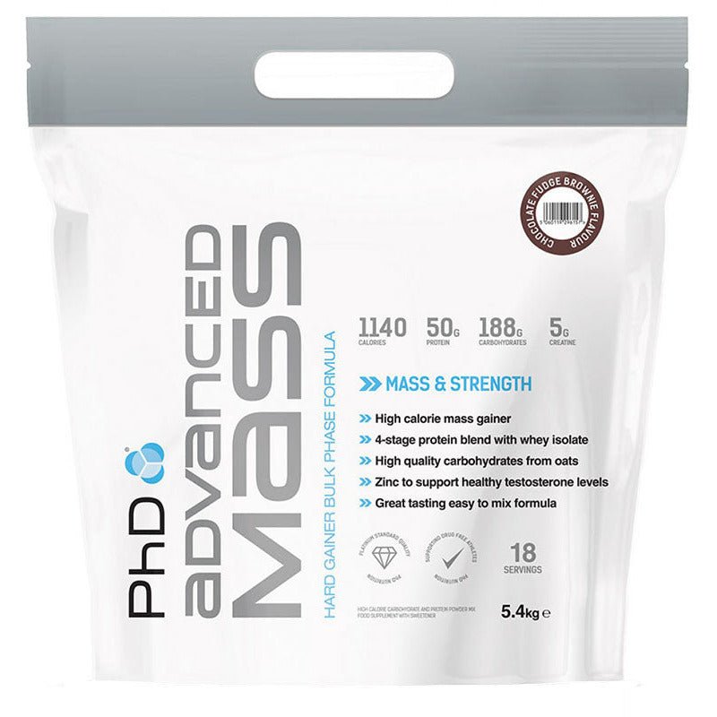 PhD Advanced Mass Chocolate Peanut Butter 5400 g Gainer - Sklep Witaminki.pl