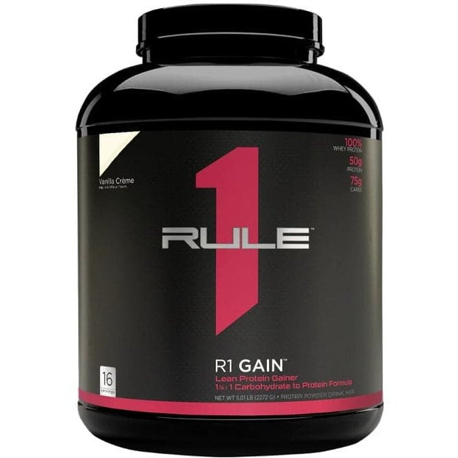 Rule One R1 Gain 2272 g Vanilla Creme Gainer - Sklep Witaminki.pl
