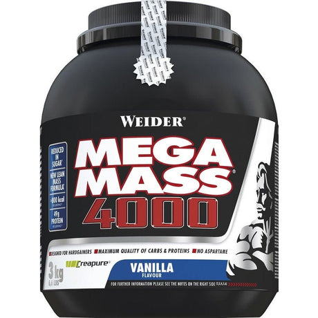 Gainer Weider Mega Mass 4000 Strawberry 3000 g - Sklep Witaminki.pl