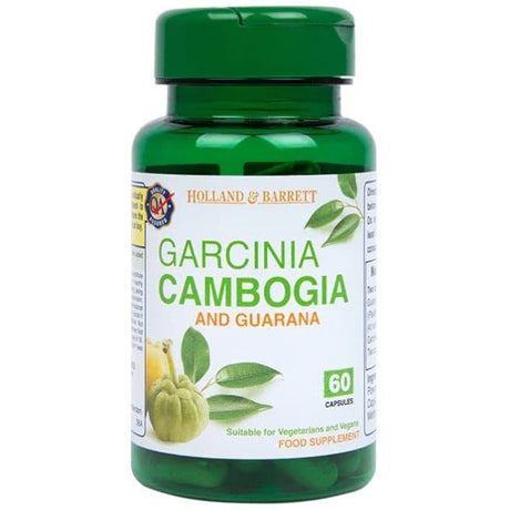 Garcinia Cambogia Holland & Barrett Garcinia Cambogia + Guarana 60 caps - Sklep Witaminki.pl